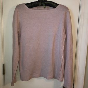 Dusty Rose 🌹 Pullover Sweater w/ Button Details